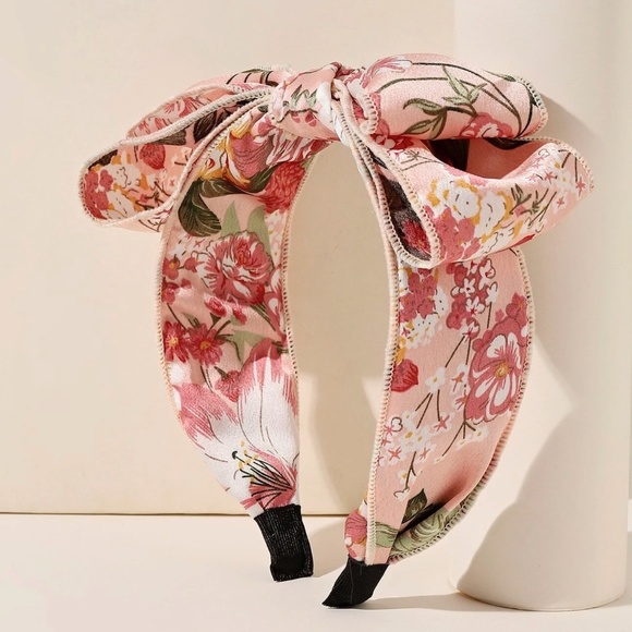 Floral Print Bow Cottagecore Headband main image 6